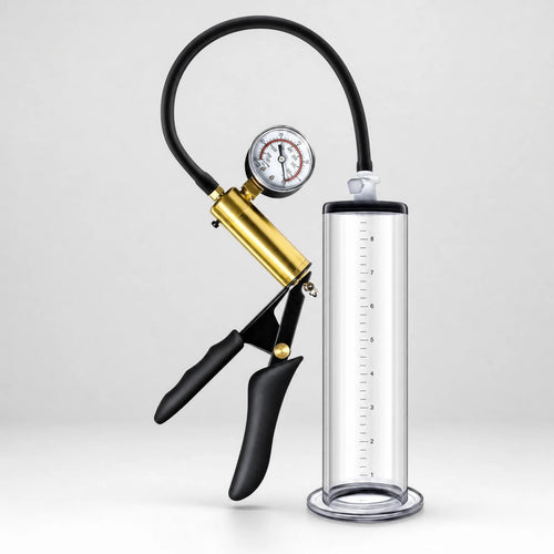 Vanta Basic precision manual penis pump with pressure gauge
